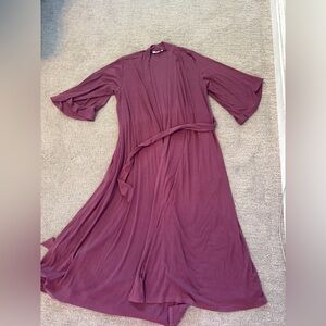 Body love deep Purple Women's Robe s/m